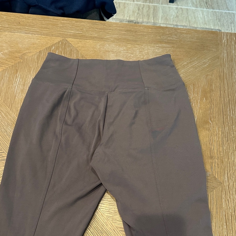 Athleta Brown Track Pants with Zipper Pockets - Picture 3 of 4